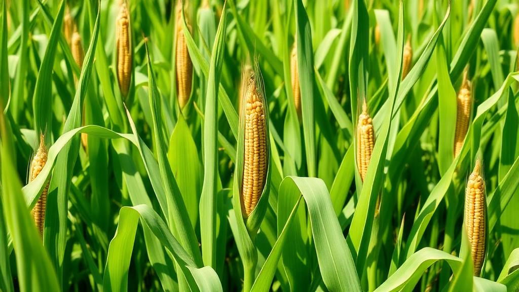 Healthy maize field